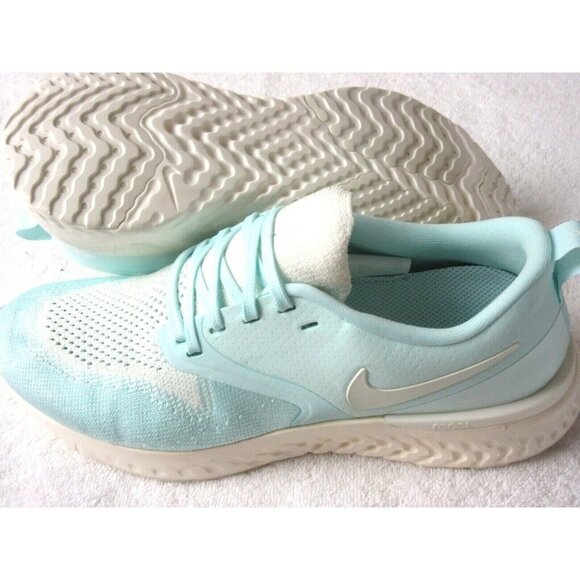 Nike Women's Odyssey React 2 FK Running Shoes Teal Tint Sail AH1016 301 NIB - Picture 2 of 5